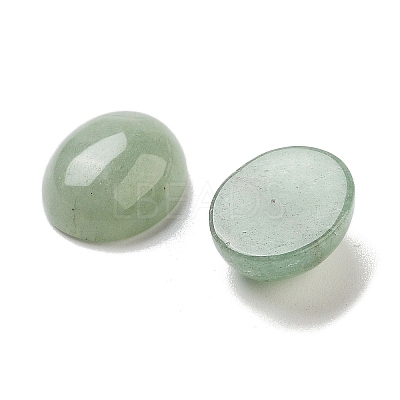 Natural Green Aventurine Cabochons G-G145-01A-39-1
