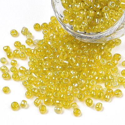 Round Glass Seed Beads SEED-A007-3mm-170-1