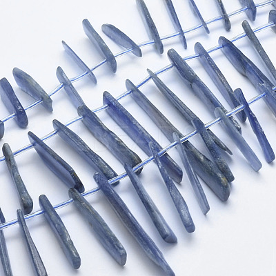 Natural Kyanite/Cyanite/Disthene Beads Strands G-K246-45-1