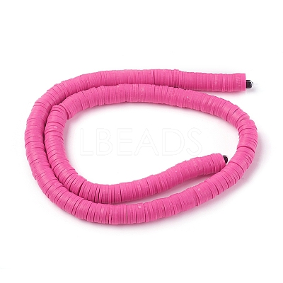Handmade Polymer Clay Heishi Beads X-CLAY-R067-8.0mm-31-1