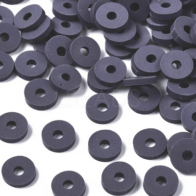 Handmade Polymer Clay Beads X-CLAY-Q251-6.0mm-B04-1