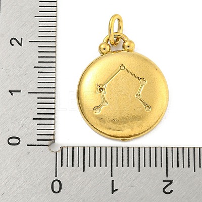 304 Stainless Steel Pendants Rhinestone Settings LS-STAS-O009-01G-G-1
