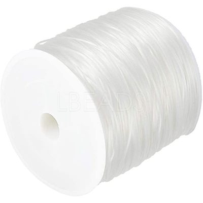 FLAT ELASTIC CRYSTAL STRING, ELASTIC BEADING THREAD, FOR STRETCH