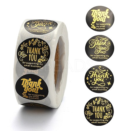 1 Inch Thank You Theme Self-Adhesive Paper Stickers DIY-K027-B06-1