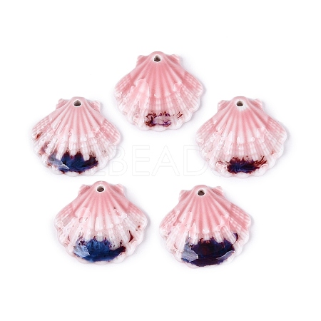 Vintage Handmade Porcelain Pendants PORC-N013-21-01-1