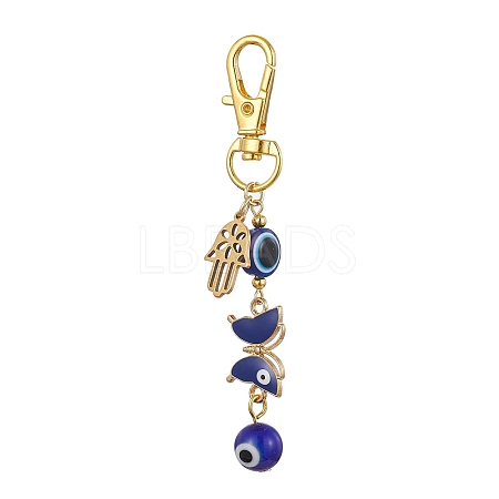 Alloy Enamel Pendant Decorations HJEW-JM01677-05-1