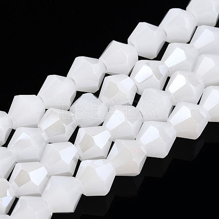 Imitation Jade Electroplate Glass Beads Strands LS-EGLA-A039-J6mm-A06-1