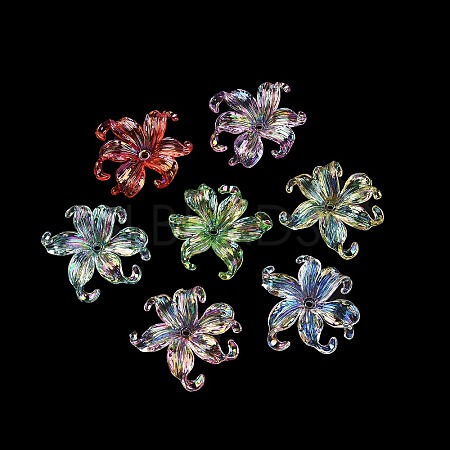 Transparent Acrylic Beads MACR-K358-06A-1