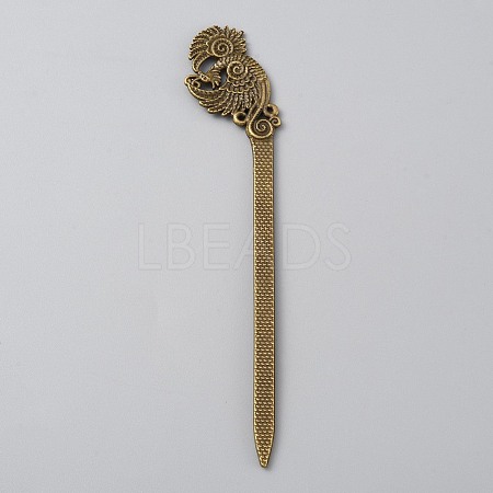 Alloy Phoenix Hair Sticks MRMJ-WH0077-100I-AB-1