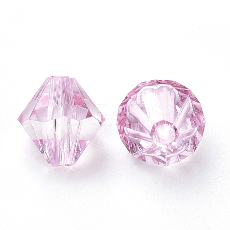 Transparent Acrylic Beads TACR-S146-4mm-02-1