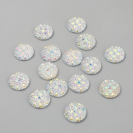 30Pcs Resin Cabochons RESI-WH0038-31B-1