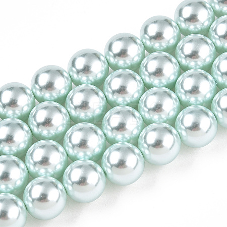 Glass Pearl Beads Strands HY-G002-01E-12-1