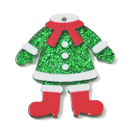 Christmas Acrylic Pendants OACR-I028-02E-1