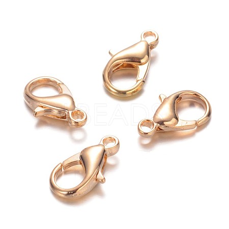 Zinc Alloy Lobster Claw Clasps E107-KCG-1