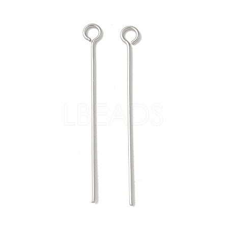 304 Stainless Steel Eye Pins STAS-K293-13P-0.6x30mm-1