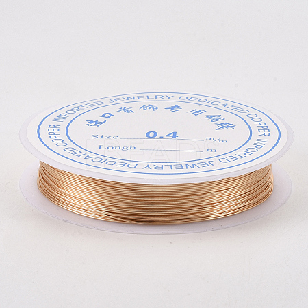 Round Copper Jewelry Wire X-CWIR-Q006-0.6mm-KC-1