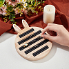 Rabbit Bamboo Ring Displays ODIS-WH0026-12-3