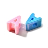 UV Plating Opaque Acrylic European Beads SACR-Z007-01A-2