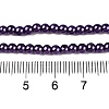 Baking Paint Pearlized Glass Pearl Round Bead Strands HY-Q003-10mm-20-4