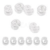 6Pcs 925 Sterling Silver Hollow Initial Beads STER-TA0001-53G-1