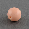 Solid Chunky Bubblegum Acrylic Ball Beads SACR-R835-6mm-07-2