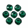 Pointed Back Glass Rhinestone Cabochons RGLA-T032-10x10mm-16-1