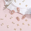 60Pcs 2 Styles Rabbit Alloy Rhinestone Cabochons MRMJ-SC0001-16-4