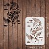 Large Plastic Reusable Drawing Painting Stencils Templates DIY-WH0202-227-2