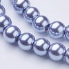 Glass Pearl Beads Strands X-HY-8D-B49-2
