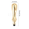 Brass Wax Seal Stamp Handle AJEW-K027-02G-2