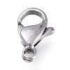 Tarnish Resistant 316 Surgical Stainless Steel Lobster Claw Clasps STAS-M281-01P-C-1