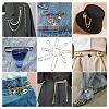 6 Styles 304 Stainless Steel Safety Pins Brooch Findings STAS-TA0006-12P-8