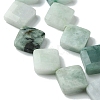 Natural Myanmar Jadeite Beads Strands G-A092-D01-03-4