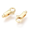 Brass Lobster Claw Clasps KK-O132-06G-2