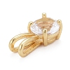 Brass Micro Pave Cubic Zirconia Pendants X-KK-P192-04-G06-3