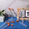 150Pcs Plastic Sewing Needle Organizers Tubes with Cap CON-CA0001-037A-5