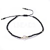 Adjustable Nylon Cord Braided Bead Bracelets X-BJEW-P256-B05-3