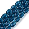 Transparent Glass Beads Strands EGLA-N013-T6mm-D25-1