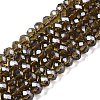 Electroplate Glass Beads Strands EGLA-A034-T10mm-A09-1