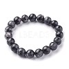 Natural Larvikite Beads Stretch Bracelets BJEW-F380-01-C14-1