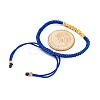 Polyester Cord Braided Bead Bracelets for Women BJEW-L698-01G-13-5
