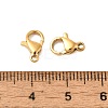 Ion Plating(IP) 304 Stainless Steel Lobster Claw Clasps STAS-AB10-G-01-3