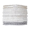 12Pcs 6 Styles Glass Stretch Bracelets BJEW-JB11033-1