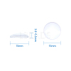 Clear Glass Cabochons GGLA-TA0001-01-15mm-7