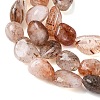 Natural Rutilated Quartz Beads Strands G-P568-C10-01-4