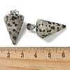 Natural Dalmatian Jasper Pendants G-B127-13P-02-3