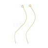 Brass Earring Findings KK-A274-17B-G-1
