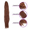 DreadLock Hair Twist Braids Crochet Hair OHAR-G005-21B-4