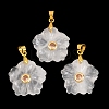 Natural Mixed Stone Carved Pendants G-A315-01G-2