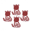 430 Stainless Steel Kitten Pendants STAS-S108-18D-1